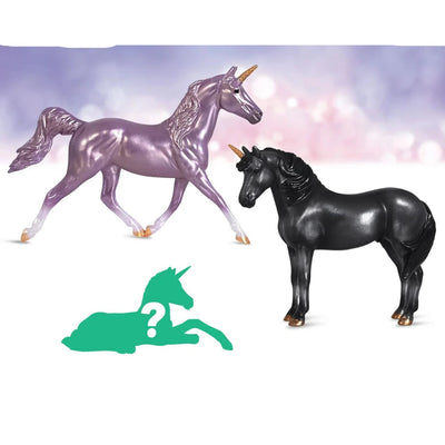 Breyer Stablemate (1:32) 10296 - Poulain Licorne Surprise - Famille Enchanted Forest