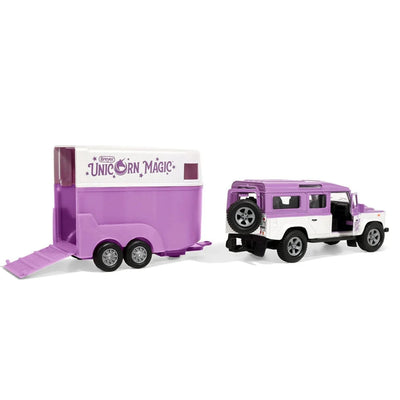 Breyer Stablemate (1:32) 10250 - Ensemble Land Rover, van & 2 licornes