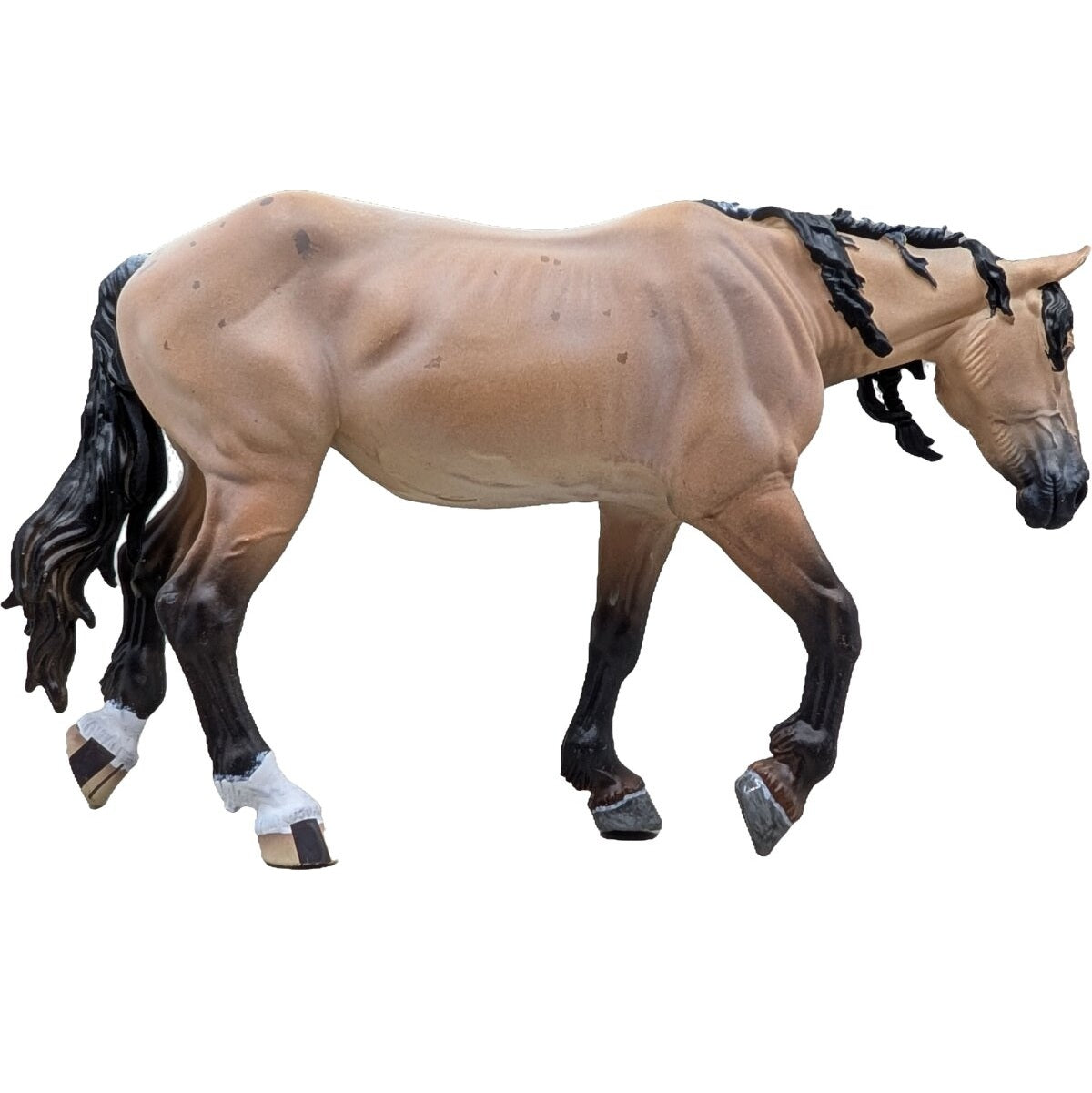 WIA Break The Mold (1:20) - Jument Mustang rouan et son poulain